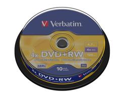 Verbatim DVD+RW 4X (Pack 10)