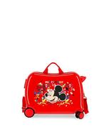 Mala de Viagem Infantil DISNEY Mickey Andador Colour Mayhem Vermelho (50x38x20cm – 34L)