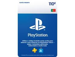 Cartão de Carregamento PlayStation Store 110 Euros (Formato Digital)