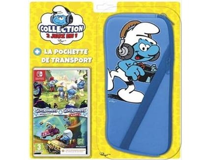 Bundle Nintendo Switch The Smurfs: Mission Vileaf + Smurfs Kart + Bolsa