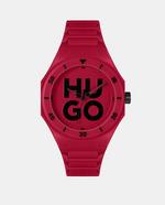 Hugo – Relógio 1530328 silicone vermelho