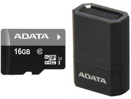 Cartão de Memória MicroSD ADATA microReader Ver.3 16GB