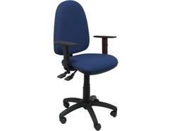 Cadeira de Escritório Operativa PIQUERAS Y CRESPO Tribaldos Azul Marino (braços reguláveis – Tecido)