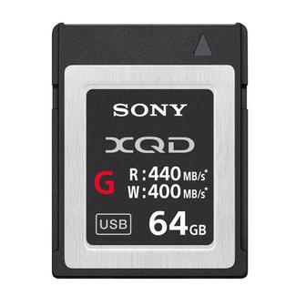Cartão de Memória Sony XQD Serie G de 64GB