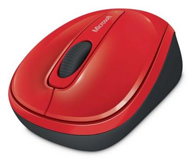 Microsoft Wireless Mobile Mouse 3500 Vermelho