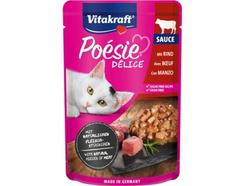 Pack de Comida Húmida para Gato VITAKRAFT Poésie (Molho – Vitela – 23 Unidades)