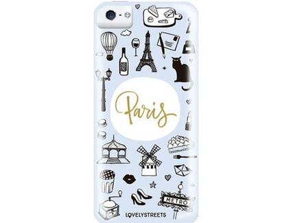 Capa LOVELY STREETS Viagem Paris iPhone 5, 5s, SE