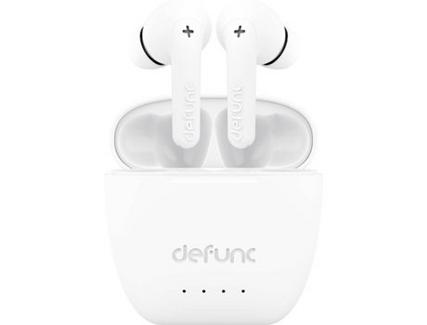 Auriculares Bluetooth True Wireless DEFUNC Mute (In Ear – Branco)