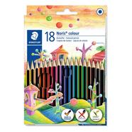 18 Lápis de cor Staedtler Noris Colour de Desenho Hexagonal