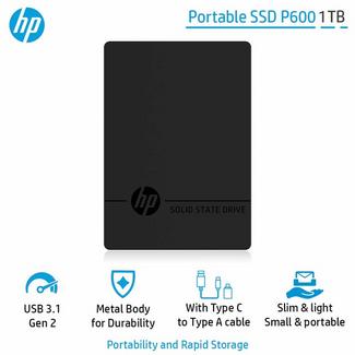 Disco SSD externo HP P600 USB 3.1 1TB