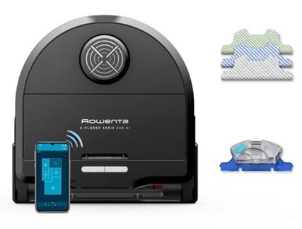 Aspirador Robot ROWENTA X-PLORER SERIE RR9675WH (19 V – Autonomia: 120 min – Preto)