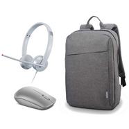 Bundle Kit LENOVO Smarter Learning (Mochila + Rato wireless + Headset)