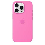 Capa de Silicone Apple com MagSafe para iPhone 16 Pro – Rosa Peónia