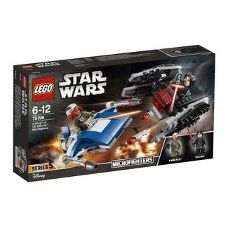 A-Wing contra TIE Silencer Microfighters Lego Star Wars