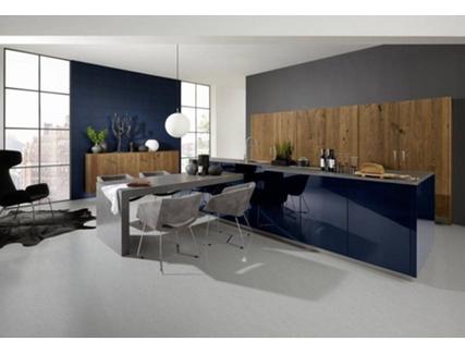 Cozinha Moderna Wood Azul