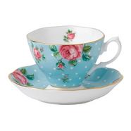 Royal Albert – Chávena de Chá com Prato Rose Confetti