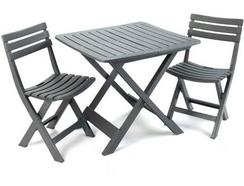 Conjunto de Refeição IPAE-PROGARDEN Dobrável (2 Cadeiras – 93x73x24 cm)