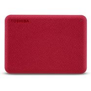 Disco Externo HDD TOSHIBA Canvio Advance (4 TB – USB 2.0 – Vermelho)