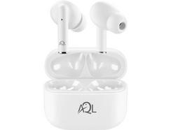Auriculares Bluetooth True Wireless AQL Road (In Ear – Microfone – Branco)