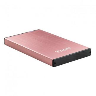 Caixa HDD Tooq 2.5″ SATA (9,5mm) – USB 3.0/3.1 Gen 1 Rosa