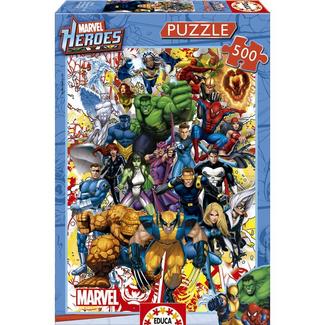 Puzzle Marvel Heroes – 500 Peças