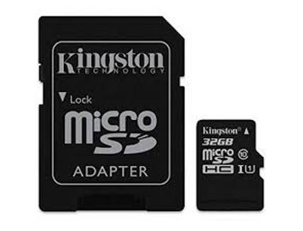 Cartão Memória MicroSDHC KINGSTON 32GB