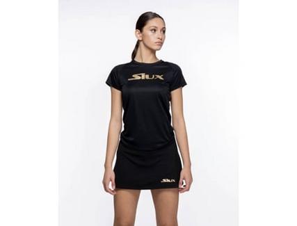 T-shirt para Mulher SIUX ClubPreto para Padel (Tam: XS)