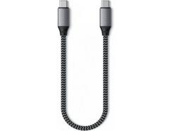 Cabo de Dados SATECHI Usb-C/Usb-C 25 cm (Cinzento)
