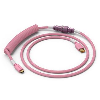 Cabo Coiled Glorious USB-C para USB-A , 1,37m – Prism Pink