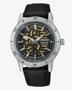 Seiko – Relógio Presage Ssa461j1 Automático de Pele e Pulseira Castanha Castanho