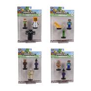 Bizak – Pack 3 Figuras de 5 cm Minecraft – Modelos Sortidos default