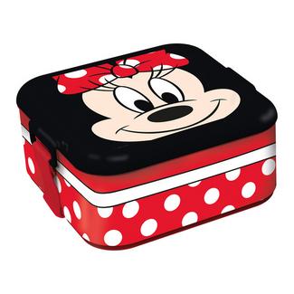 Porta alimentos Bento Minnie Disney Vermelho
