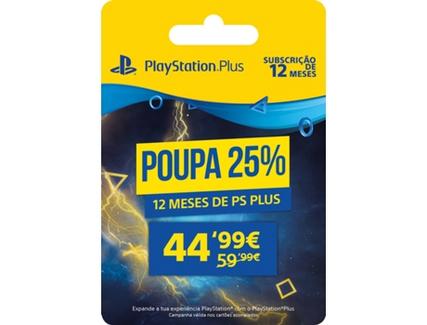 PlayStation Plus - Subscrição 12 Meses - Acessórios Consolas - Compra na