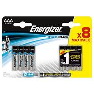 Energizer Max Plus Pilhas Alcalinas AAA LR03 8 Unidades