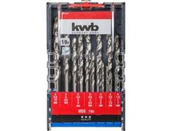 Kit Brocas Para Metal KWB 19P Powerbox