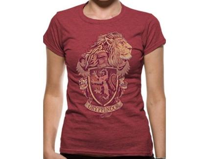 T-shirt Vermelha HARRY POTTER Gryffindor Tamanho S