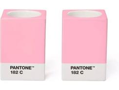 Suporte Velas BEBLAU Copenhagen Design Pantone 082 C (8 x 5.5 x 5.5 cm – Light Pink)