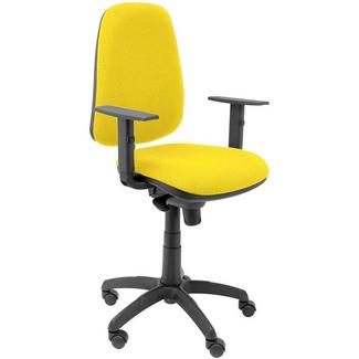 Cadeira de Escritório Operativa PIQUERAS Y CRESPO Tarancón Amarelo (Braços reguláveis – Tecido)