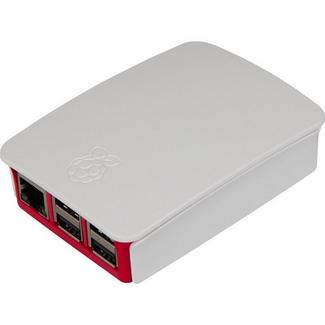 Caixa Oficial para Raspberry Pi 3 em Branco/Vermelho