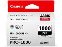 Tinteiro CANON PFI-1000 PBK Preto para Fotografia