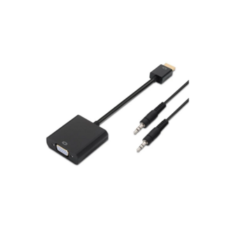 Adaptador HDMI VGA v1.3 audio jack 3.5mm