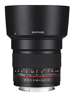 Samyang 85mm F/1.4 para Nikon F AE Preto