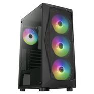 Aerocool Falcon ARGB Vidro Temperado USB 3.0 Preta