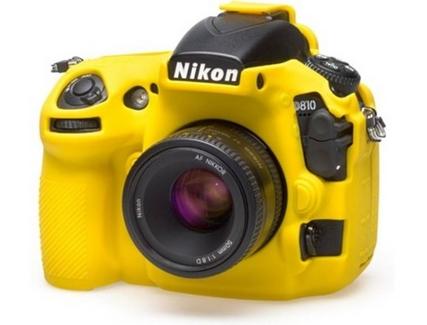 Capa de silicone EASYCOVER Nikon D810 Amarelo