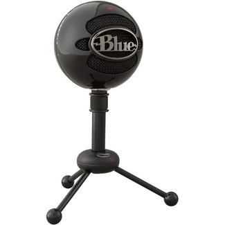 Blue Microphones Snowball Microfone USB Preto com Dois Padrões de Captação Versáteis