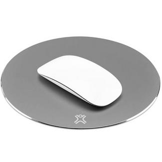 XtremeMac round aluminum mouse pad space grey