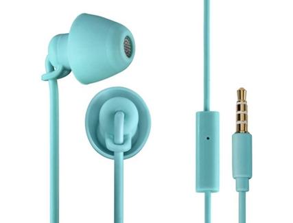 Auriculares Com fio THOMSON EAR3008 (In Ear – Microfone – Azul)