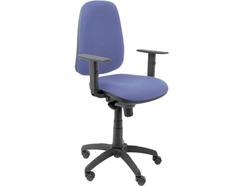 Cadeira de Escritório Operativa PIQUERAS Y CRESPO Tarancón Azul Claro (Braços reguláveis – Tecido)