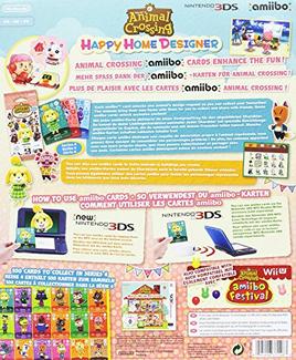 Jogo Pack 3 Cartões Amiibo Animal Crossing HHD + Album