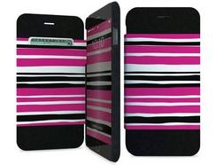 Capa I-PAINT Stripes iPhone 6, 6s Rosa